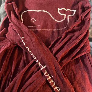 Burgundy Vineyard Vines Long Sleeve Size XL